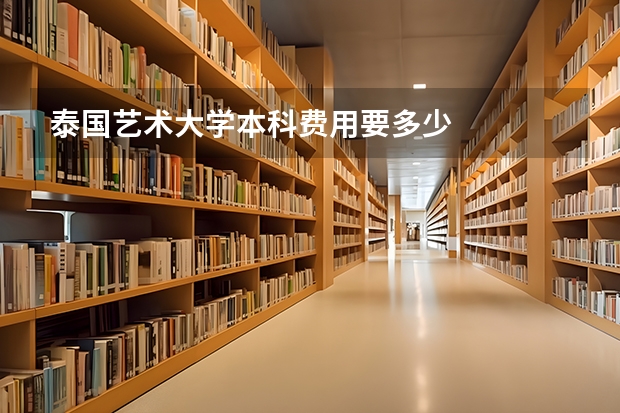 泰国艺术大学本科费用要多少