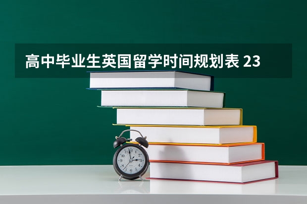 高中毕业生英国留学时间规划表 23年英国留学｜英国TOP100院校语言班最新申请信息汇总！