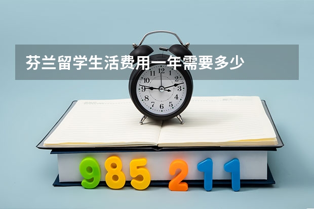 芬兰留学生活费用一年需要多少