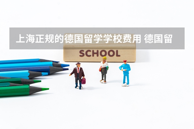 上海正规的德国留学学校费用 德国留学一年大概费用