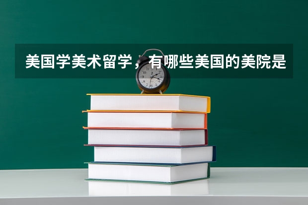 美国学美术留学，有哪些美国的美院是公立免学费的？