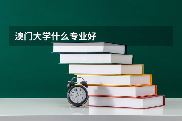 澳门大学什么专业好