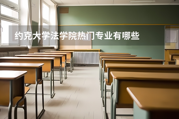 约克大学法学院热门专业有哪些