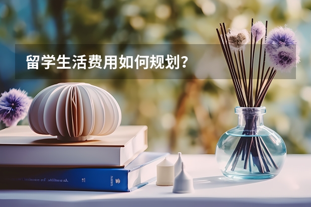 留学生活费用如何规划？