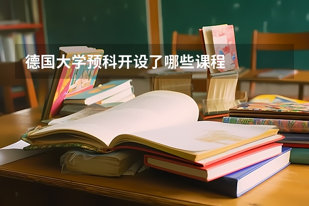 德国大学预科开设了哪些课程