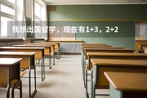 我想出国留学，现在有1+3，2+2，3+1，哪种留学方式更好一些呢？