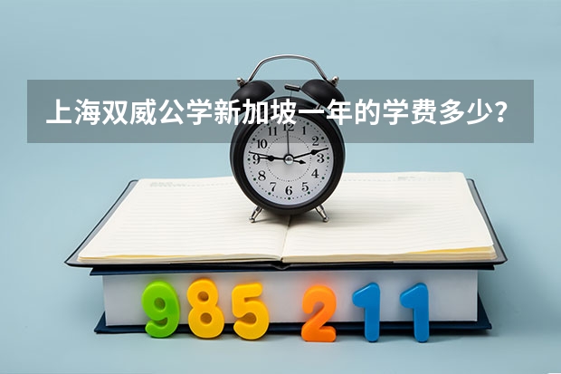 上海双威公学新加坡一年的学费多少？