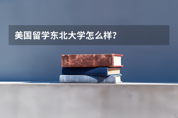 美国留学东北大学怎么样？