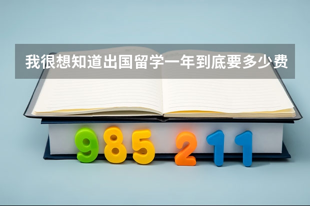 我很想知道出国留学一年到底要多少费用。具体点是美国。自己成绩不能说差但是也不是顶尖的。