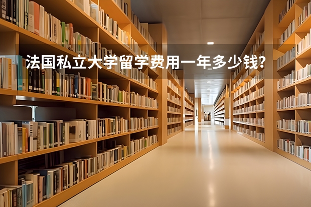 法国私立大学留学费用一年多少钱？