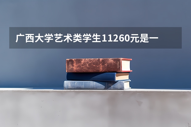 广西大学艺术类学生11260元是一年学费还是多少年的