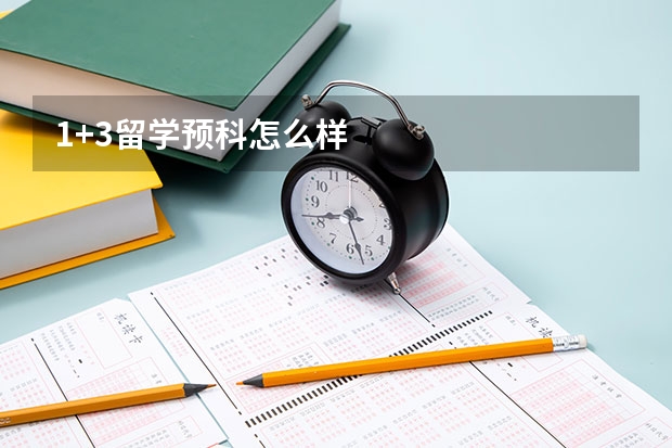 1+3留学预科怎么样